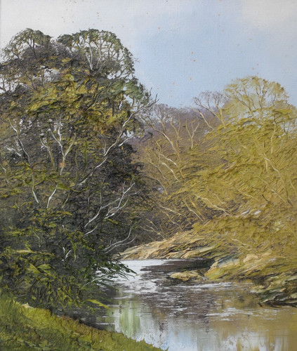 Terry evans original oil - evans,