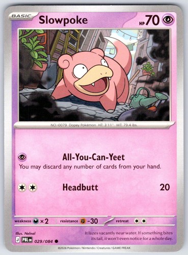 Slowpoke 029 084 pitch - slowpoke, black