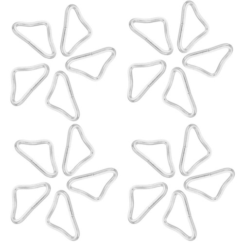 60pcs professional silver zinc - silver,