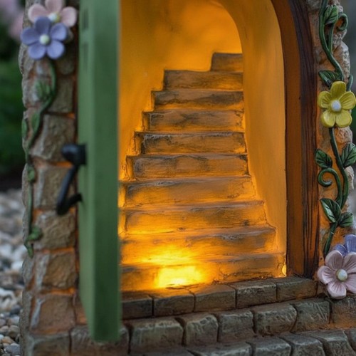 Solar fairy door weather - fairy,