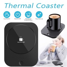 Constant Temperature Coaster Smart Hot Plate Electric Coffee Mug Tempered Glass