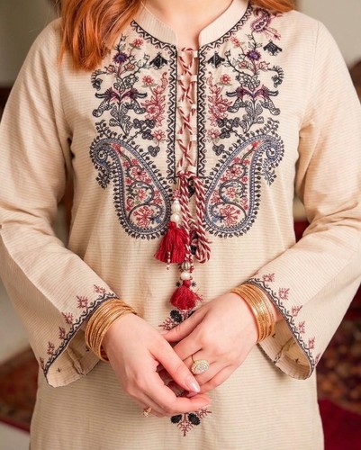 Khaadi women beige - khaadi,