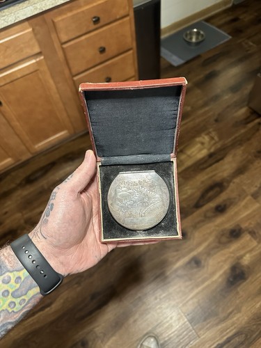Vintage sterling silver powder - sterling,