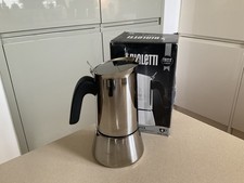 Bialetti Venus 6 Cup Induction Stainless Steel Espresso Coffee Maker / Moka Pot