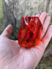 Deep Orange Resin Crystal