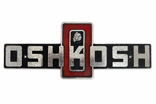 Oshkosh truck emblem metal - emblem,