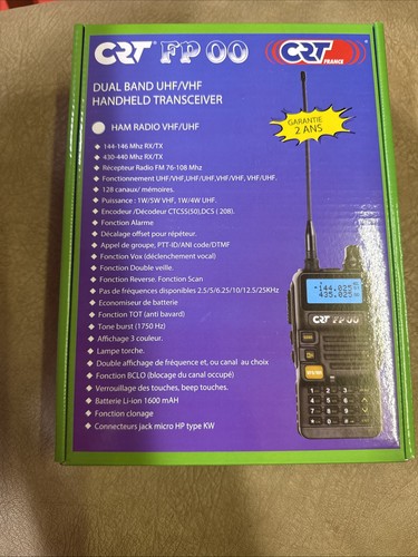 Crt fp00 portable vhf - crt,