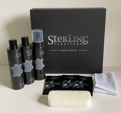 Leather care kit with ink - with,