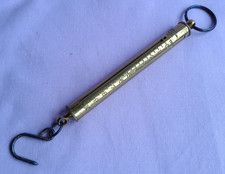 Vintage Salter Jewellers Brass Troy Scales 0-10 #272