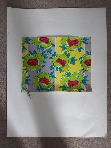 Vintage original 1970s textile - original,