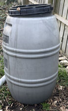 Plastic Storage 210l litre barrel water butt If tap Added