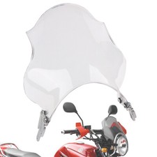 Universal Motorcycle Fly Screen Windscreen Motorbike screen Windshield Clear