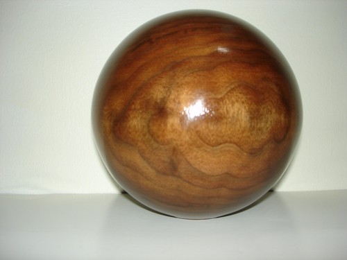 Wood ball finial unfinished - ball,
