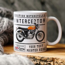Personalised Motorbike Mug