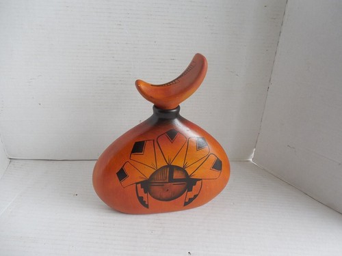 Vintage hand painted water jug - hand,