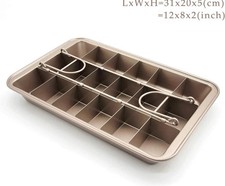 New Nonstick Brownie Pan with