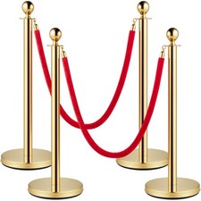 Uimoso 4PCS Gold Stanchion