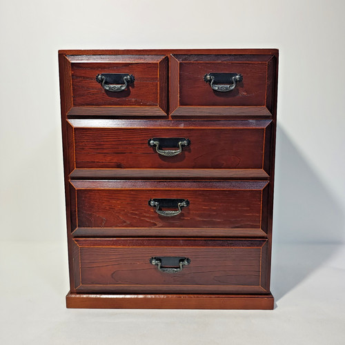 Vintage large japanese wood - large,