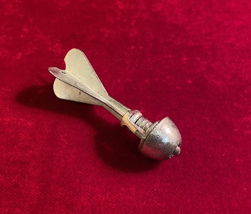 Vintage cast metal cap - cap, rocket