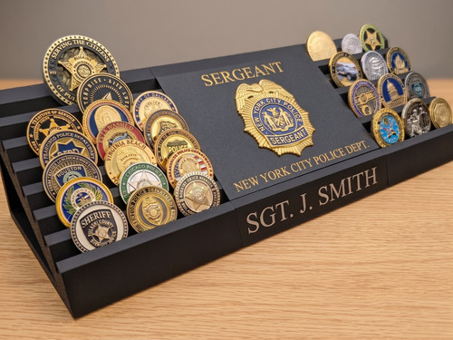 Custom police badge coin - police,
