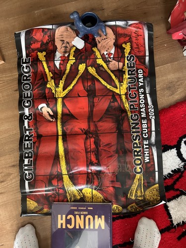 Gilbert and george - gilbert, signed