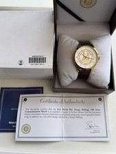 Mens Bradford Exchange WW1 The King's Shilling 100th Anniversary Quartz Watch