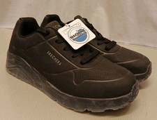 SKECHERS UNO ICE TRAINERS BLACK MEMORY FOAM SIZE 5.5 EU 39 RRP £65.00