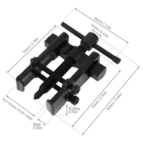Adjustable two jaw bearing - two,