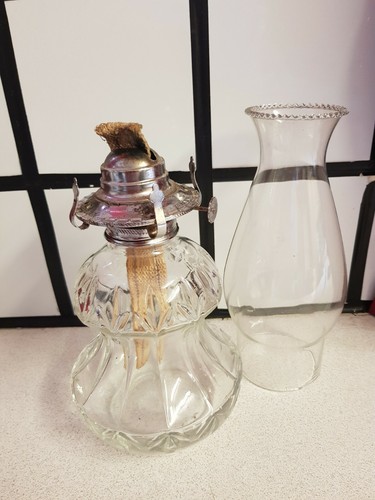 Vintage glass paraffin - ,