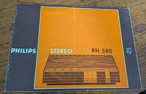 Philips 580 amplifier - rh,