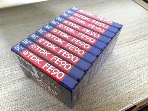 10x tdk fe90 minutes - tdk,