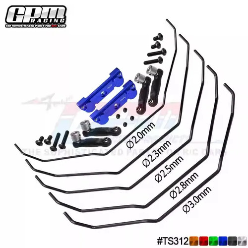 Gpm aluminum 7075 front - gpm, rear