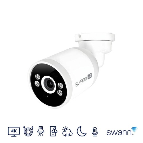 Swann bullet add camera - 4k, on
