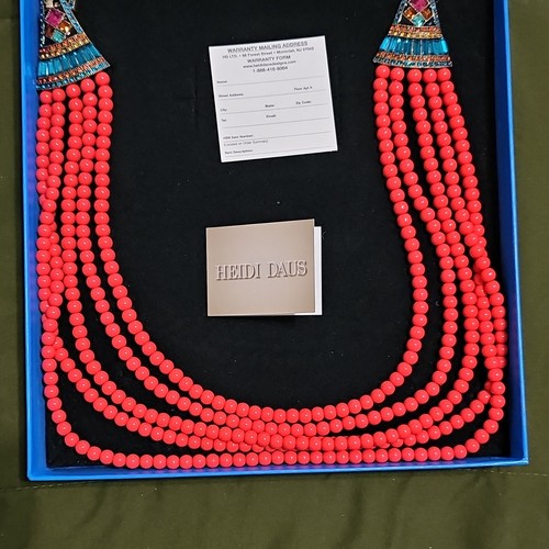 Heidi daus red multi - red, multi-strand