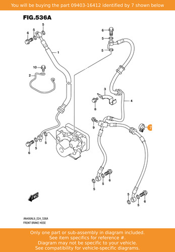 Suzuki clamp 09403 - suzuki, oem