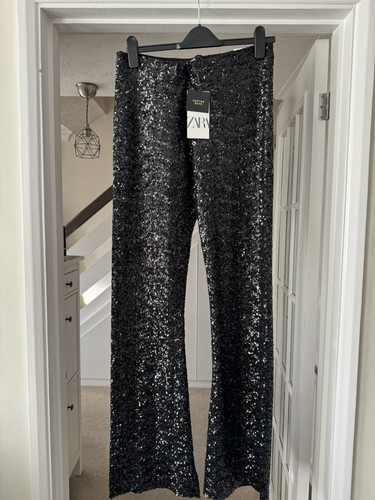 Zara black sequinned - sequinned, sequin