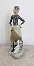 Lladro Porcelain Girl with