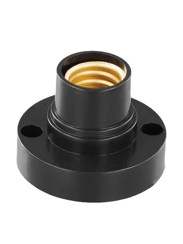 E14 flat base lamp holder - base,