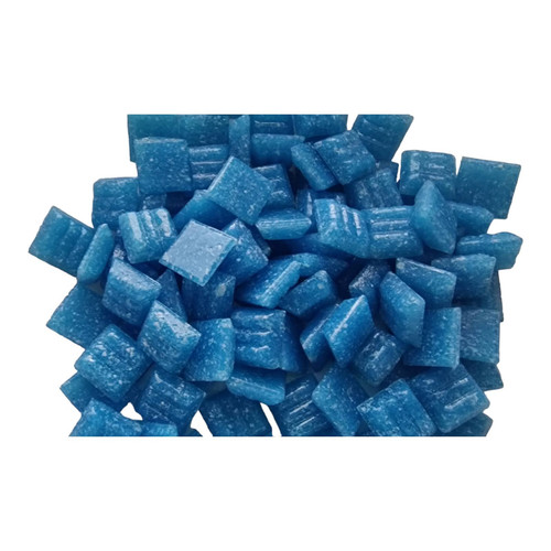 100 blue vitreous mosaic tiles - mosaic,