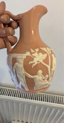 Samuel alcock parian ware pink - alcock,