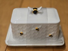 Ceramic Home bee   Butter Dish