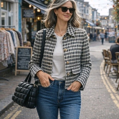 Zara textured cropped blazer - textured,