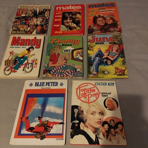 1970s vintage annuals job lot - 1970s,