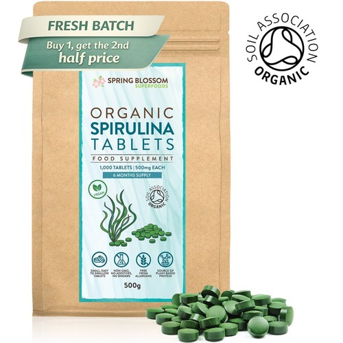 500g 100 organic spirulina - 500g,