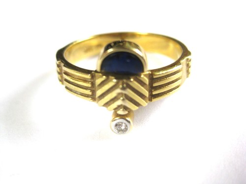Ring gold 585 with - ring,