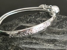 SILVER  BABY BANGLE BRACELET