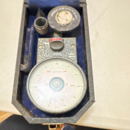 Vintage venturi meter dial - meter,