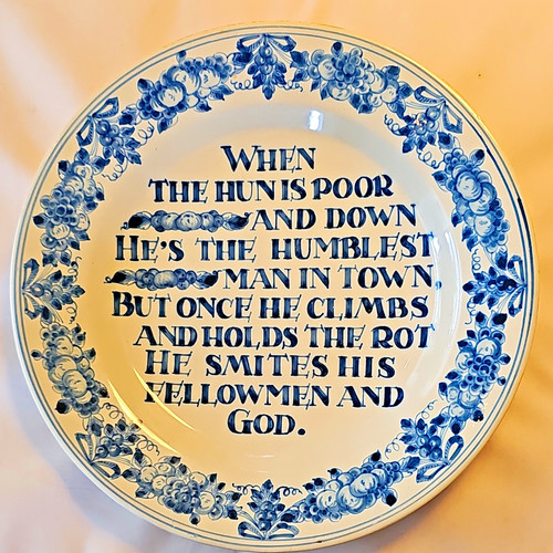Blue white dutch delft - white,
