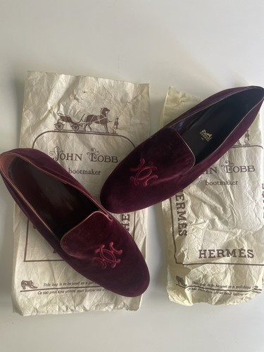 Hermès paris velvet smoking - hermès,