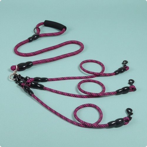 Triple dog leash long - triple,
